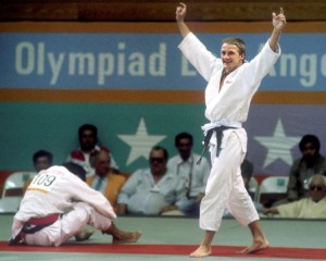 Neil Eckersley vinner OL-bronse i 1984.